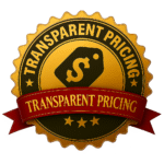 Transparent Pricing badge